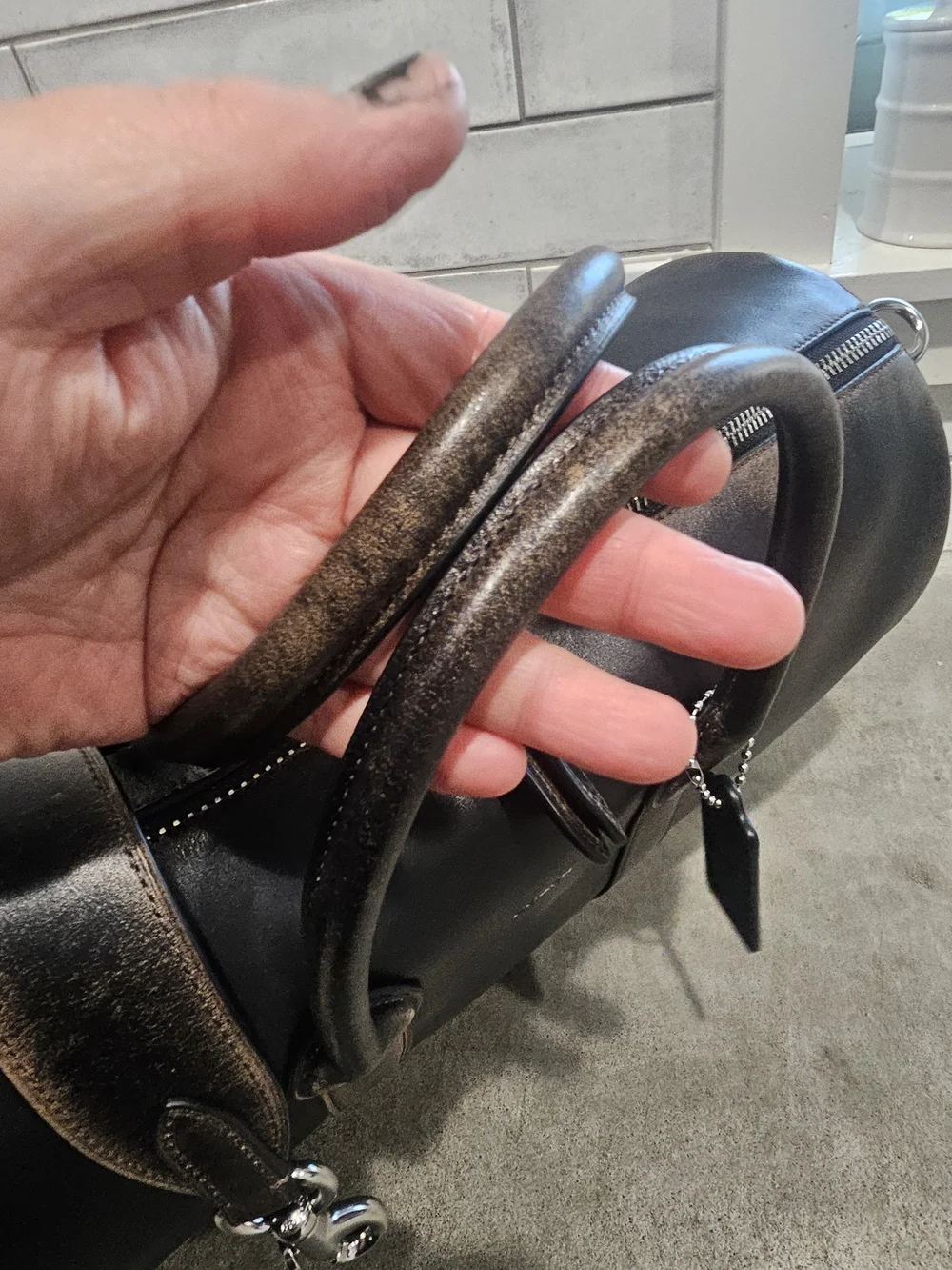Coach LOVED LEATHER Compass 45